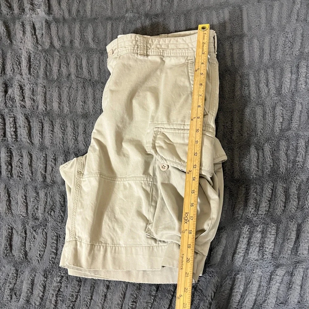 Polo Ralph Lauren Mens 42 Tan Classic‎ Polo Chino Cotton Cargo Shorts Khaki